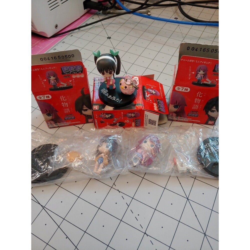 RARE Bandai Bakemonogatari Prop Plus Petit Anime Figure Set of 3